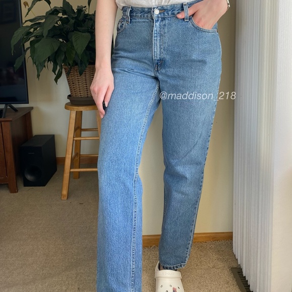 Levis Vintage 550 High Rise Straight Leg Dad Jeans 31” waist - Picture 14 of 15